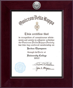 Omicron Delta Kappa Honor Society 