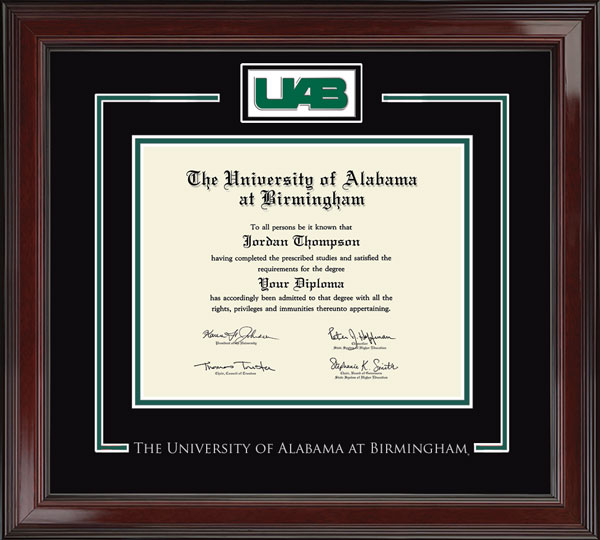The University Of Alabama At Birmingham Diploma Frames Church Hill Classics