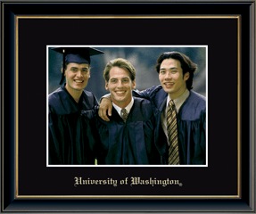 University of Washington Embossed Photo Frame in Onexa Gold