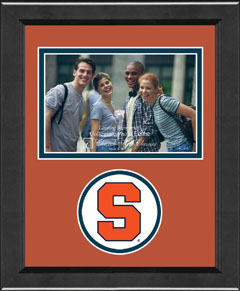 Syracuse University Lasting Memories Circle Logo Spirit Photo Frame in Arena