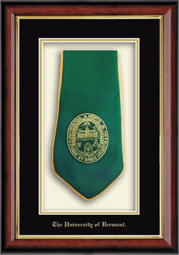 The University of Vermont Commemorative Stole Shadow Box Frame in Newport