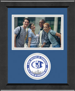 Globe Institute of Technology Lasting Memories Circle Logo Photo Frame in Arena