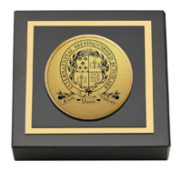 International Distinguished Scholars Honor Society Gold Engraved Medallion Paperweight