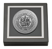 Southern Polytechnic State University Silver Engraved Medallion Paperweight