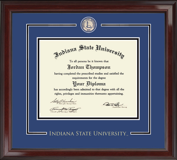 Indiana State University diploma frame - Showcase Edition Diploma Frame in Encore