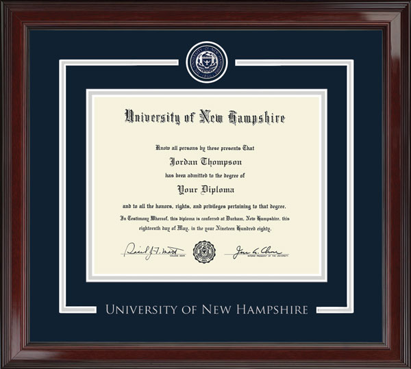 University of New Hampshire diploma frame - Showcase Edition Diploma Frame in Encore