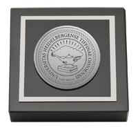 Heidelberg University Tiffin Silver Engraved Medallion Paperweight