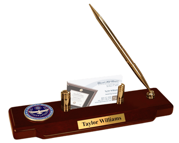 National Directory of U.S. Registered Securities Representatives & Advisors Masterpiece Medallion Desk Pen Set