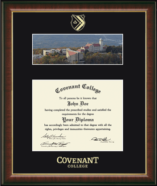 Covenant College Campus Scene Diploma Frame in Murano