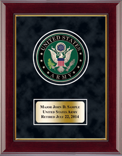 U.S. Army Masterpiece Medallion Award Frame in Gallery United States