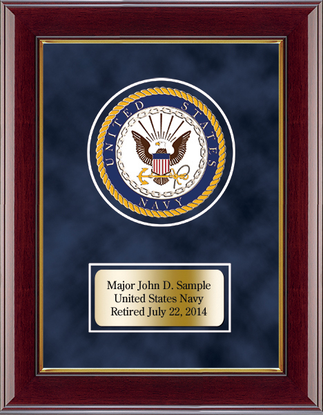 United States Navy U.S. Navy Masterpiece Medallion Award Frame in Gallery