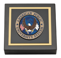 American Military University Masterpiece Medallion Paperweight