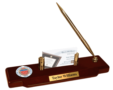 Seton Hall University Masterpiece Medallion Desk Pen Set