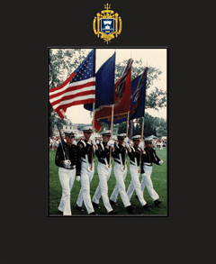 United States Naval Academy Spectrum Photo Frame in Expo Black