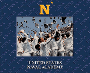 United States Naval Academy Spectrum Pattern Photo Frame