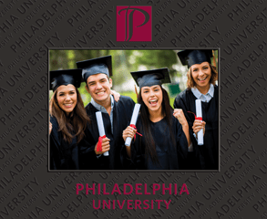 Philadelphia University Spectrum Pattern Photo Frame