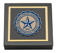 Howard Payne University paperweight - Masterpiece Medallion Paperweight