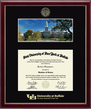 University at Buffalo South Campus Scene Diploma Frame in Galleria
