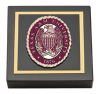 Texas A&M University - Galveston paperweight - Masterpiece Medallion Paperweight