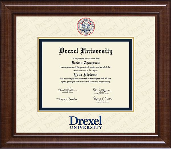 Drexel University Dimensions Plus Diploma Frame in Prescott