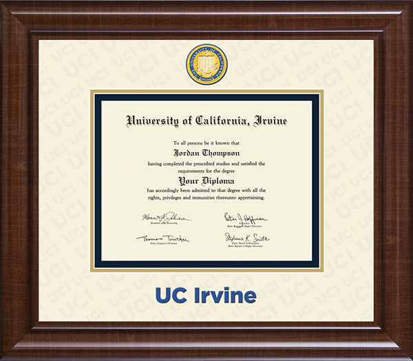 University of California Irvine Dimensions Plus Diploma Frame in Prescott