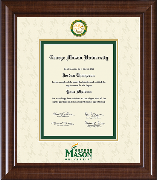 George Mason University Dimensions Plus Diploma Frame in Prescott