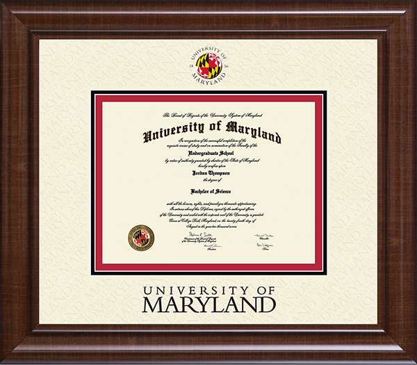 University of Maryland, College Park Dimensions Plus Diploma Frame in Prescott