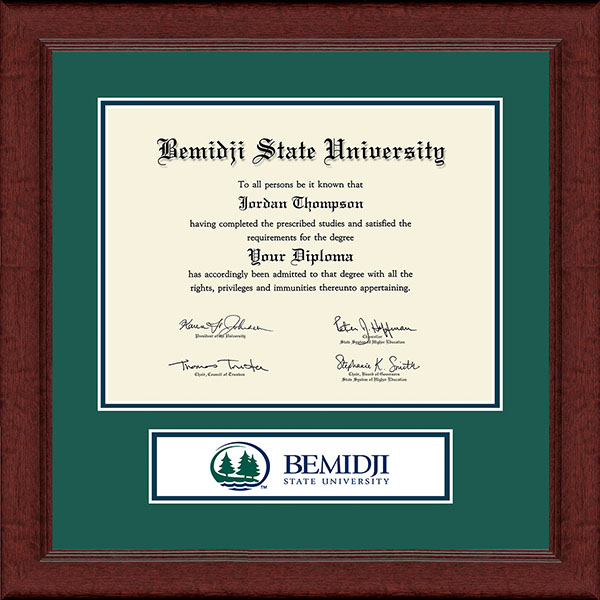 Bemidji State University diploma frame - Lasting Memories Banner Diploma Frame in Sierra