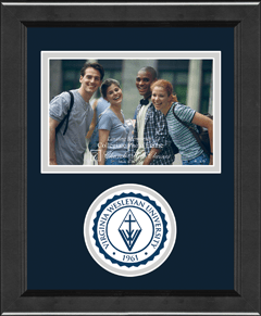 Virginia Wesleyan University Lasting Memories Circle Logo Photo Frame in Arena