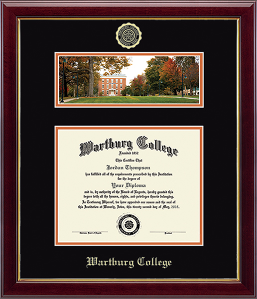 Wartburg College Campus Scene Diploma Frame in Gallery