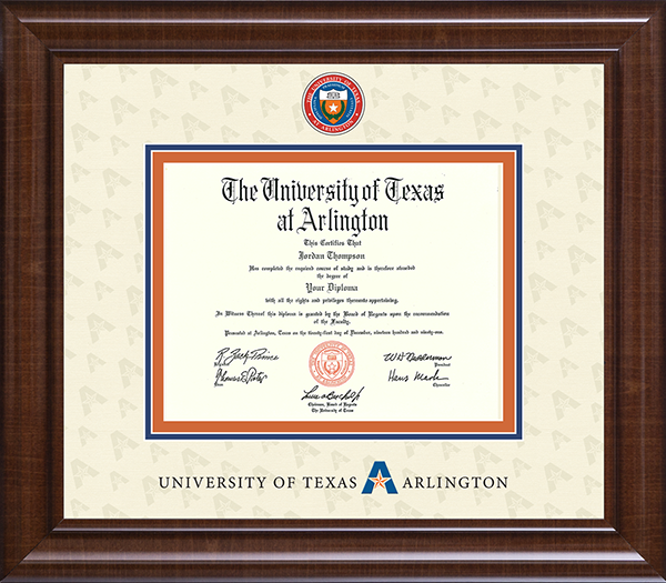 The University of Texas at Arlington Dimensions Plus Diploma Frame in Prescott