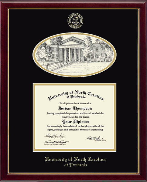 University of North Carolina at Pembroke diploma frame - Lithograph Edition Diploma Frame in Galleria