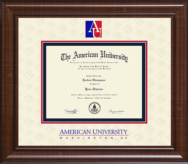 American University Dimensions Plus Diploma Frame in Prescott
