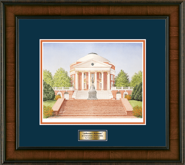 University of Virginia Framed Lithograph in Madison