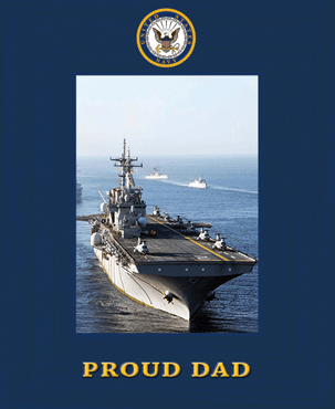 United States Navy Spectrum Photo Frame in Expo Blue