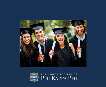Phi Kappa Phi Honor Society Spectrum Photo Frame in Expo Blue