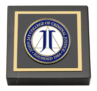 John Jay College of Criminal Justice Masterpiece Medallion Paperweight