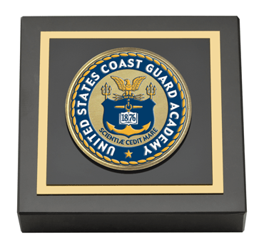 United States Coast Guard Academy Masterpiece Medallion Paperweight
