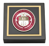 Massachusetts College of Pharmacy & Health Sciences Masterpiece Medallion Paperweight