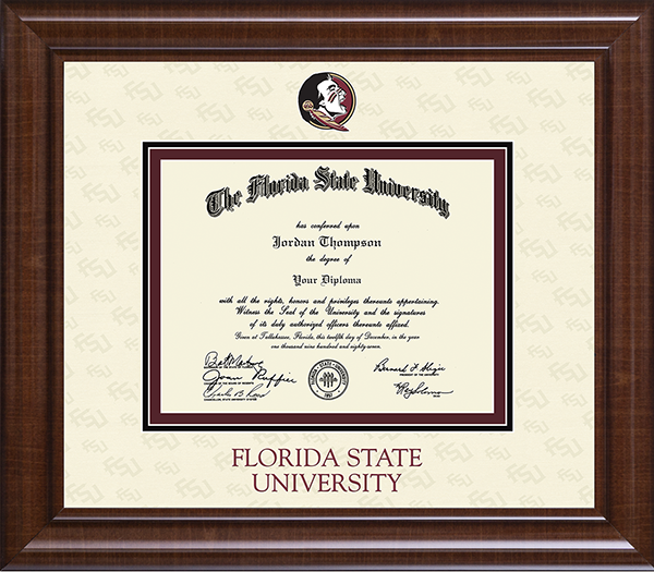 Florida State University Dimensions Plus Diploma Frame in Prescott