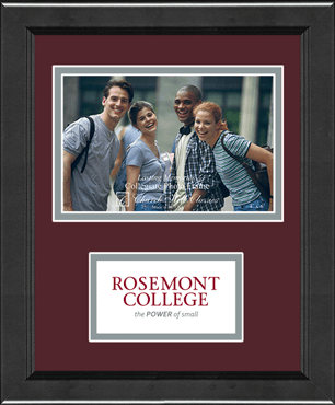 Rosemont College Lasting Memories Circle Logo Photo Frame in Arena