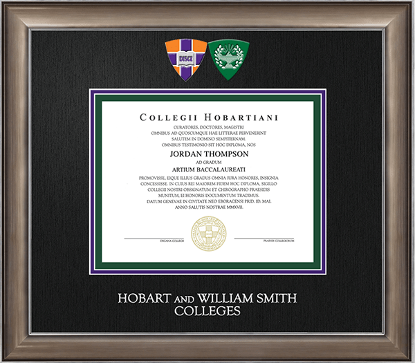 Hobart College Dimensions Plus Diploma Frame in Easton
