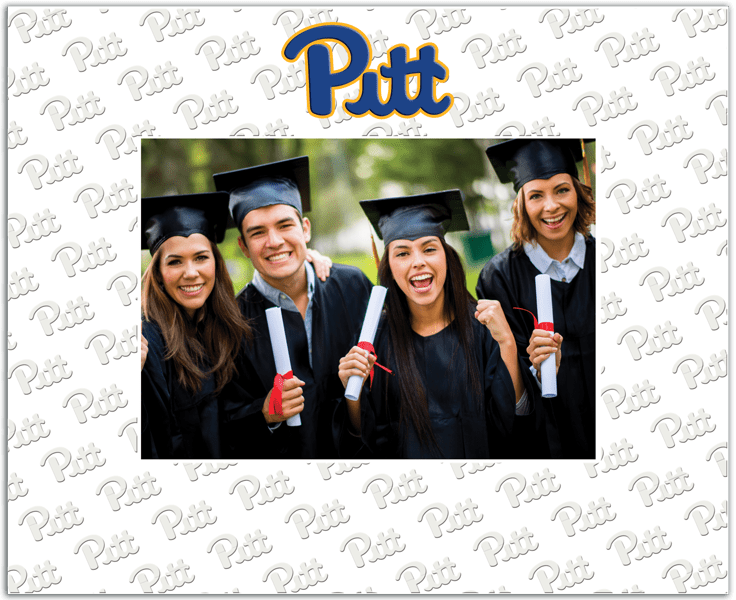 University of Pittsburgh Spectrum Pattern Photo Frame