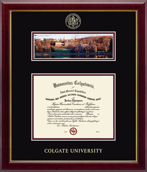 Colgate University Campus Scene Diploma Frame in Gallery