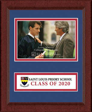 Saint Louis Priory School Lasting Memories Class of 2020 Banner Photo Frame in Sierra
