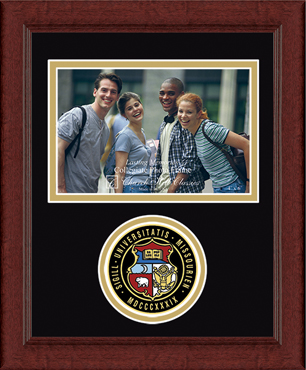 University of Missouri Columbia Lasting Memories Circle Logo Photo Frame in Sierra