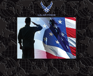 United States Air Force Spectrum Pattern Photo Frame