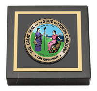State of North Carolina Masterpiece Medallion Paperweight