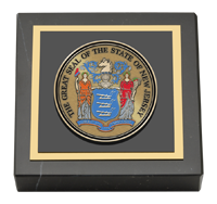 State of New Jersey Masterpiece Medallion Paperweight