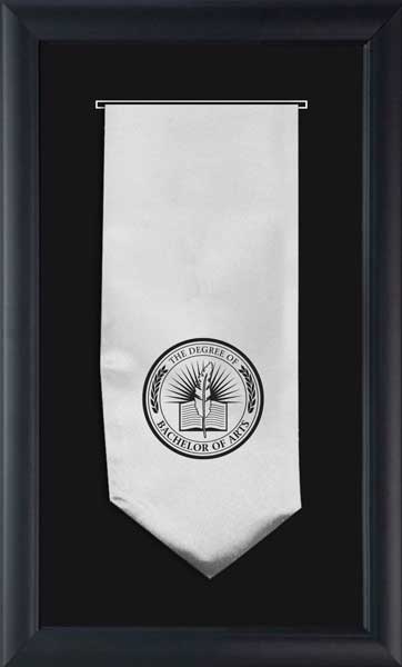 Augusta State University diploma frame - Graduation Stole Frame in Obsidian